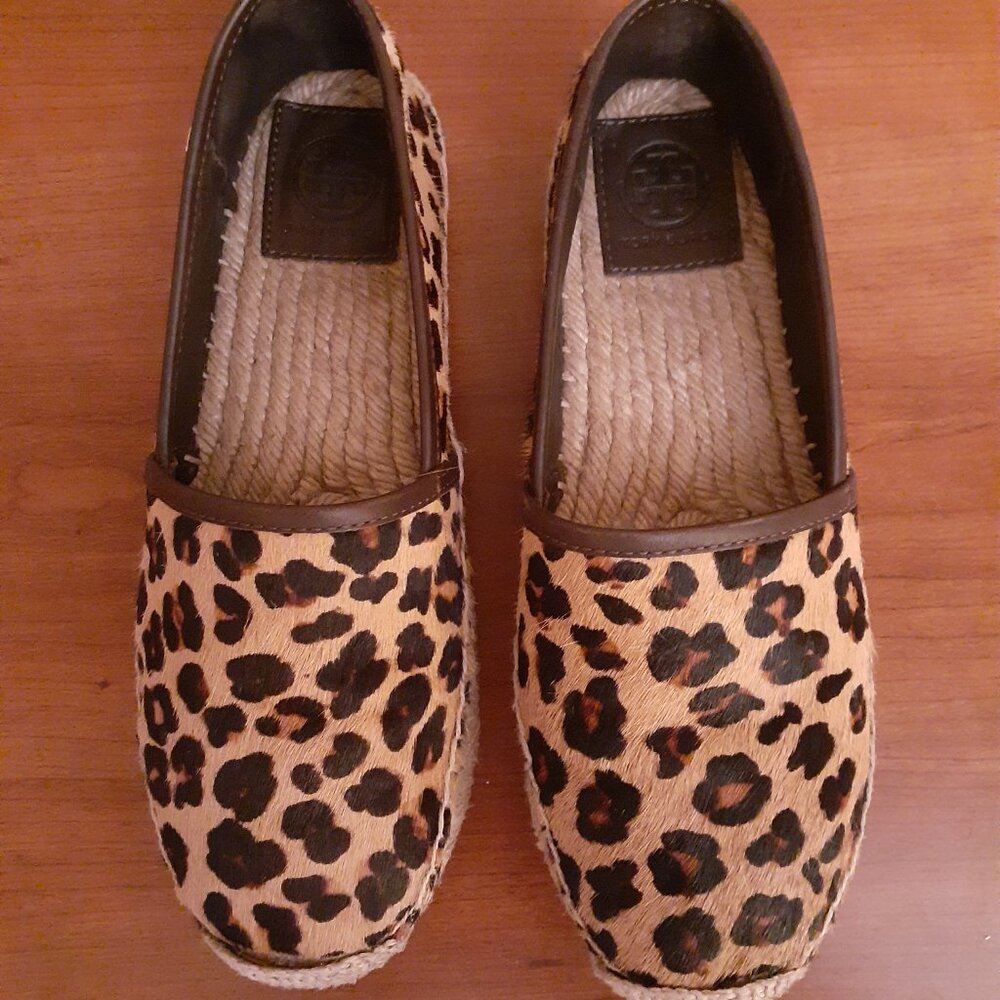Tory Burch Animal Print Espadrilles - Picture 7 of 10